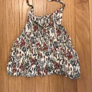 NWT floral halter tank top